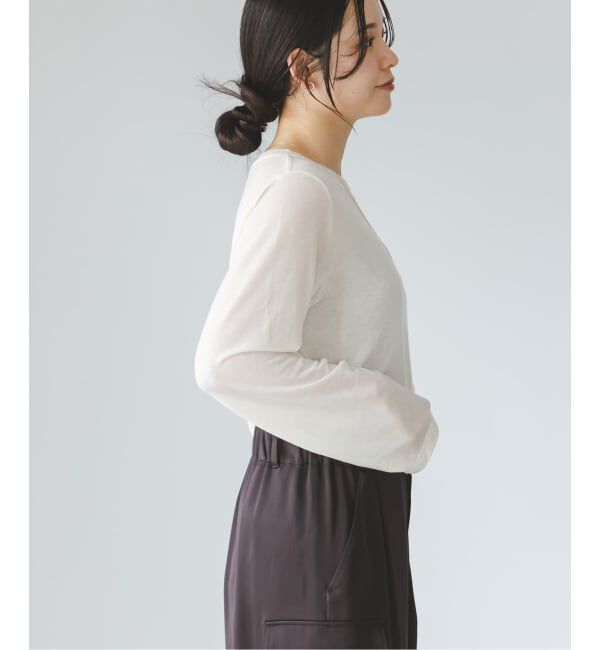 NOBLE「《予約・NOBLE別注》PROTAGONISTA/プロタゴニスタ コットンシルクロングスリーブ」|Tシャツ・カットソー|