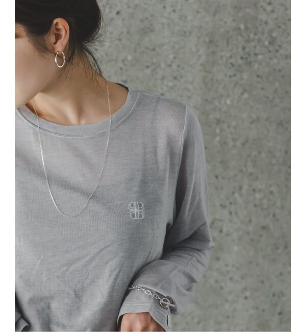 NOBLE「《予約・NOBLE別注》PROTAGONISTA/プロタゴニスタ コットンシルクロングスリーブ」|Tシャツ・カットソー|