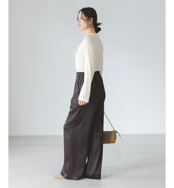 NOBLE「《予約・NOBLE別注》PROTAGONISTA/プロタゴニスタ コットンシルクロングスリーブ」|Tシャツ・カットソー|