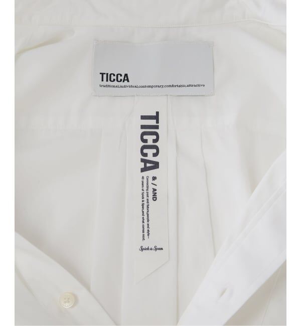 Spick and Span「《40周年 別注 / 予約》TICCA / ティッカ  スクエアビッグシャツ」|シャツ・ブラウス|