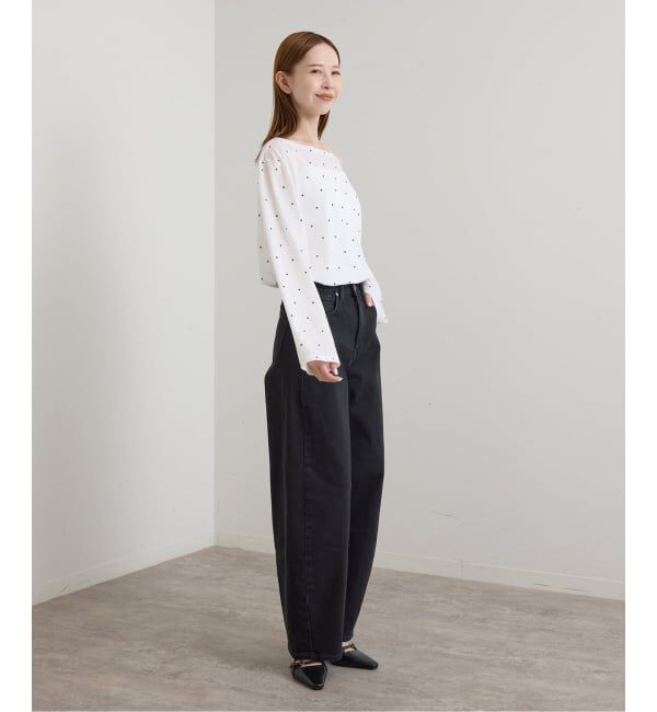 U by SPICK&SPAN「《追加 / 予約》アシメオフショルオーバーカットソー」|Tシャツ・カットソー|