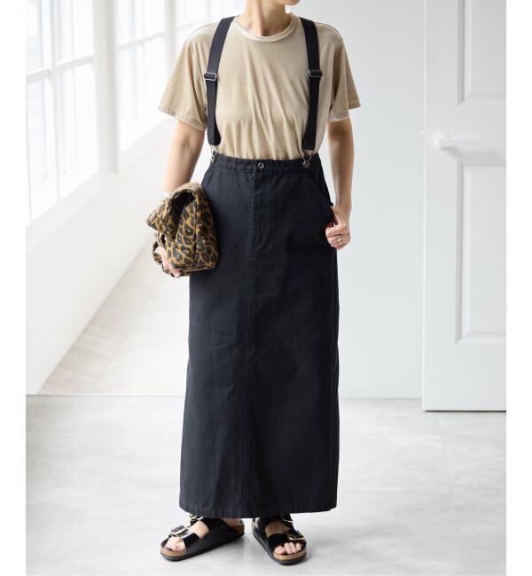 Spick and Span「サスペンダー付きワーカータイトスカート」|スカート|