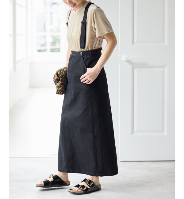 Spick and Span「サスペンダー付きワーカータイトスカート」|スカート|