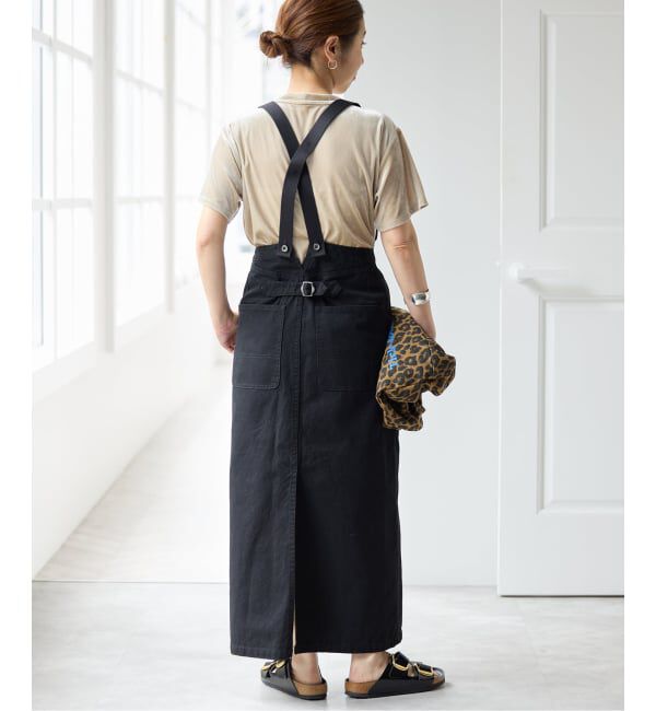 Spick and Span「サスペンダー付きワーカータイトスカート」|スカート|
