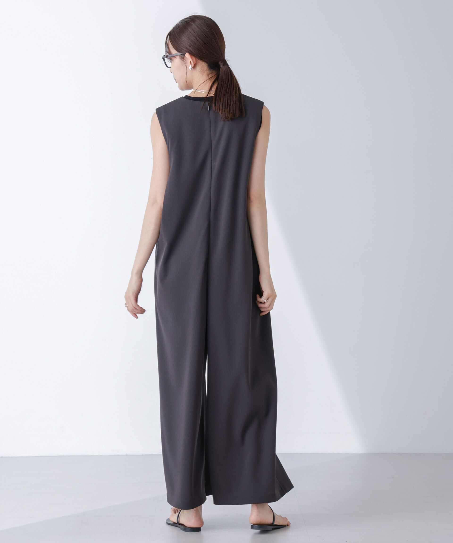 NANO universe「AtPARK＆DAILYWEAR/カットジョーゼットサロペ」|ワンピース|