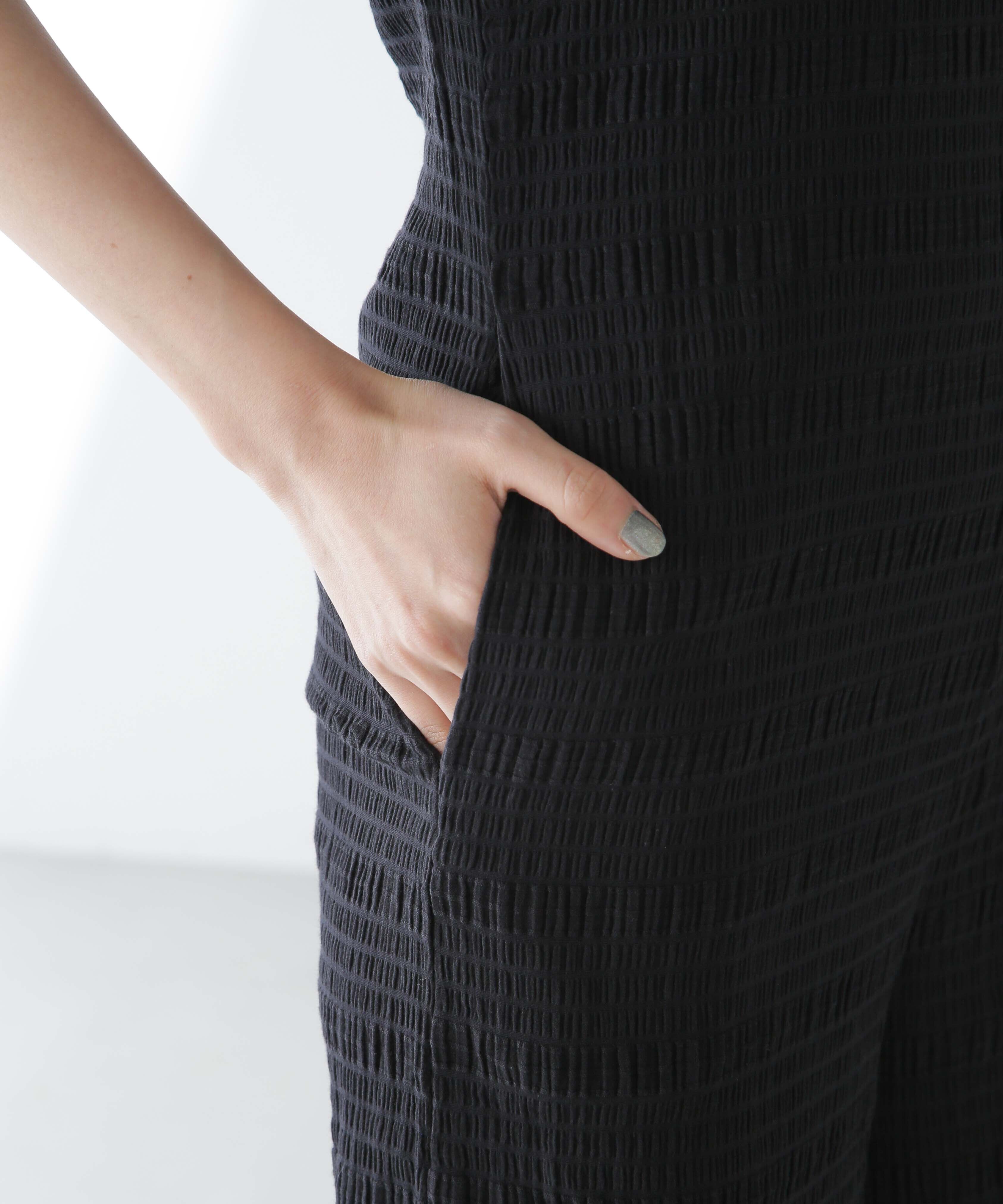 nano･universe「RITA ROW/Puffy sleeves jumpsuit」|ワンピース|