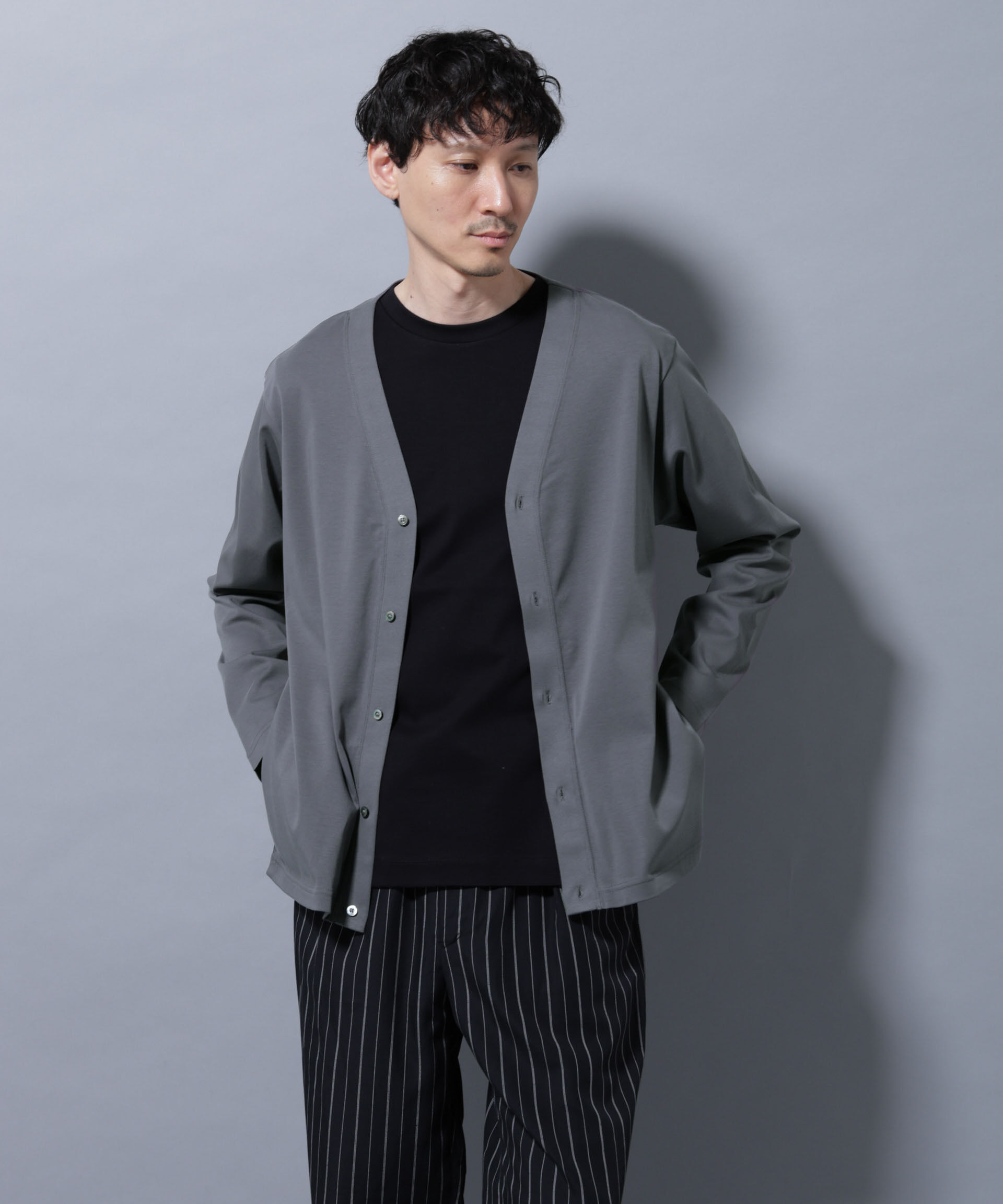 NANO universe「アンチスメルカーディガン 長袖」|Tシャツ・カットソー|