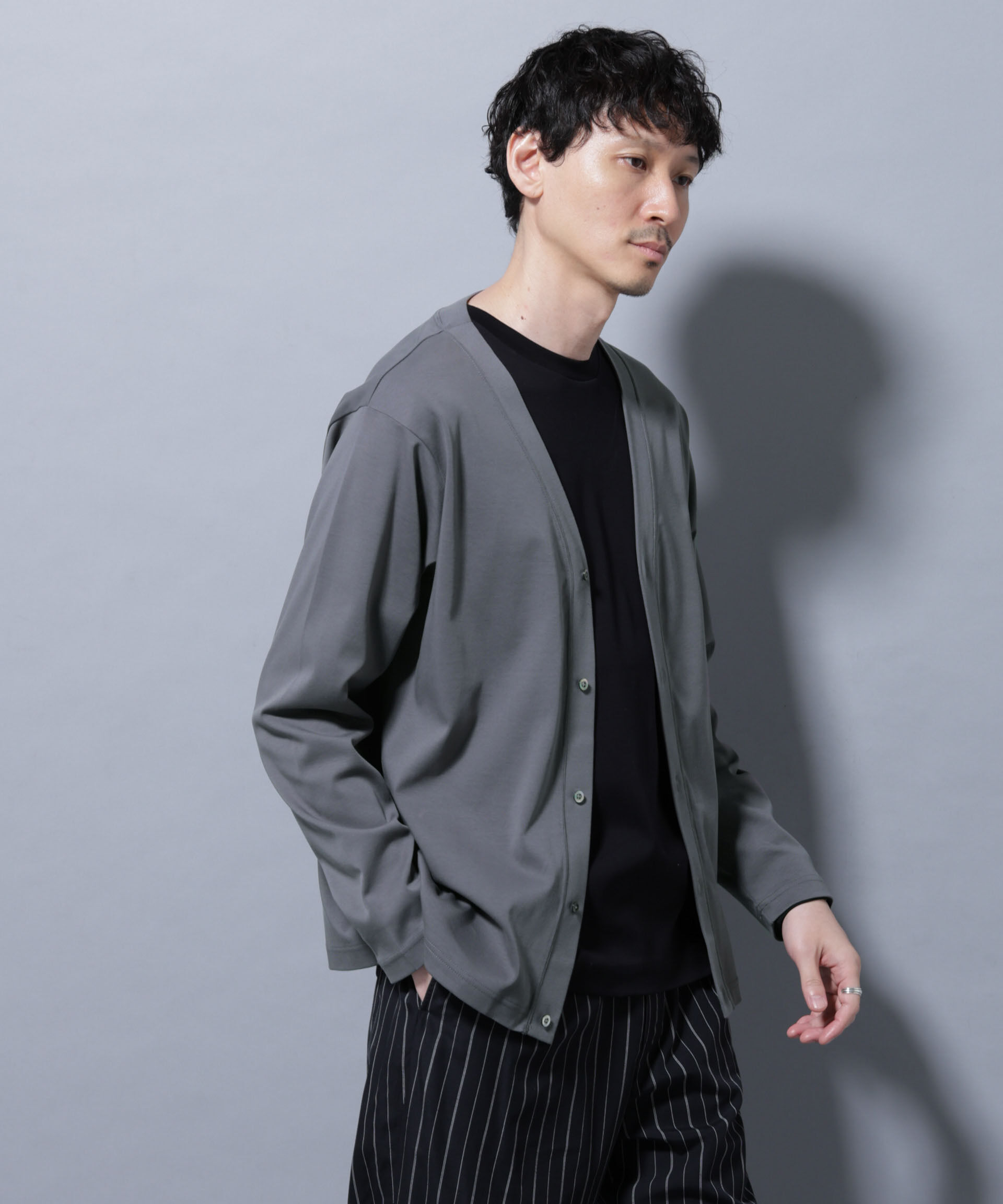 NANO universe「アンチスメルカーディガン 長袖」|Tシャツ・カットソー|