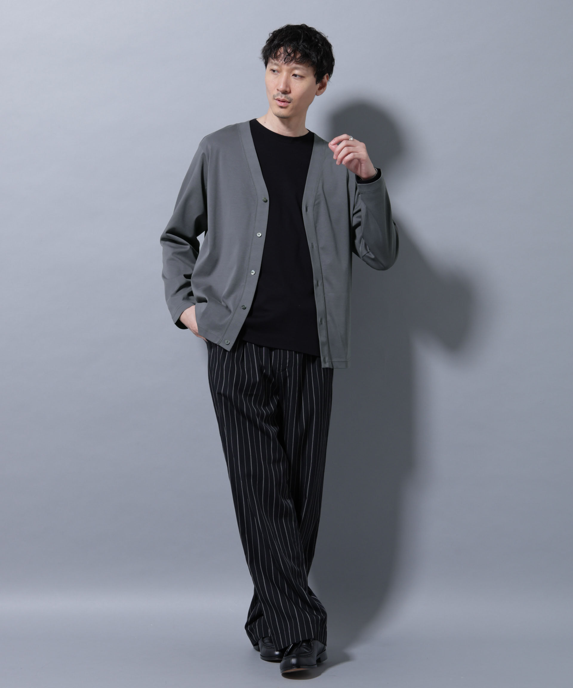 NANO universe「アンチスメルカーディガン 長袖」|Tシャツ・カットソー|