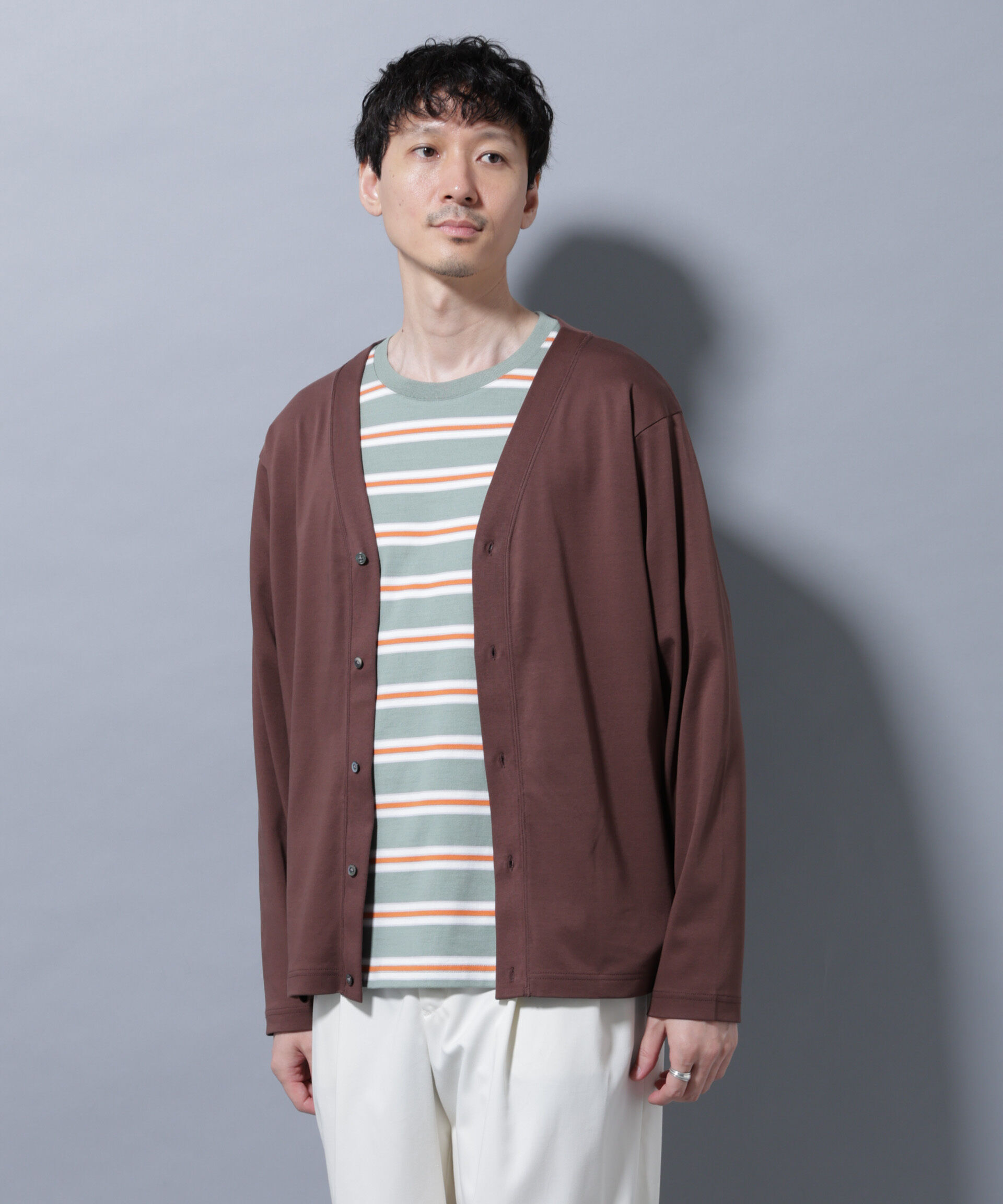 NANO universe「アンチスメルカーディガン 長袖」|Tシャツ・カットソー|