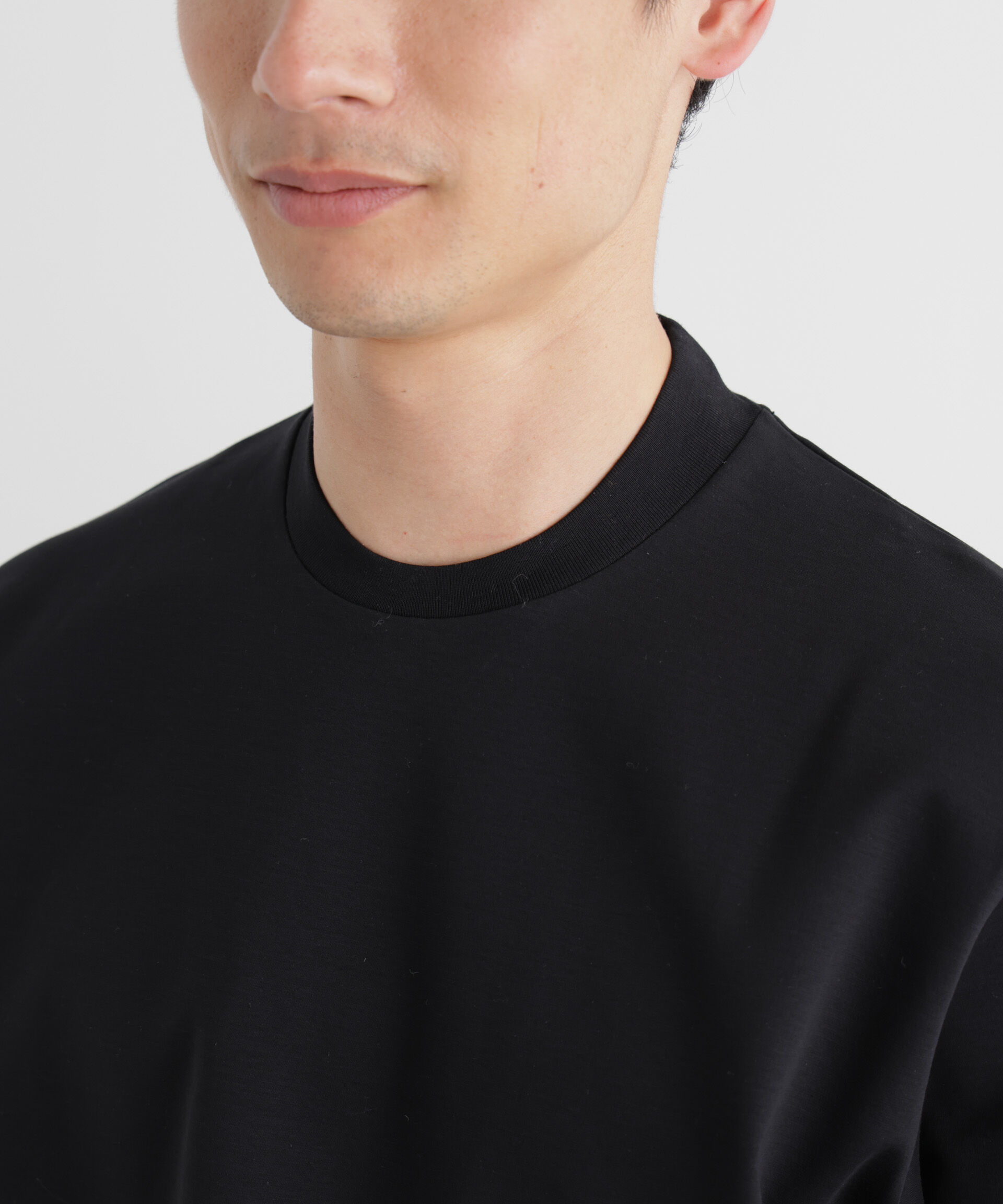 NANO universe「ジャケT(R) プレミアム クルーネック 半袖」|Tシャツ・カットソー|