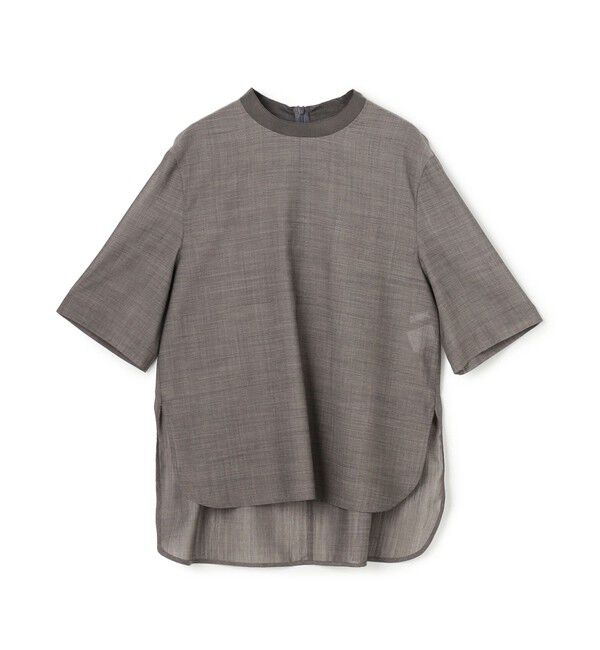 BEIGE,「MOYE / スカーフ付き ハーフスリーブブラウス」|シャツ・ブラウス|