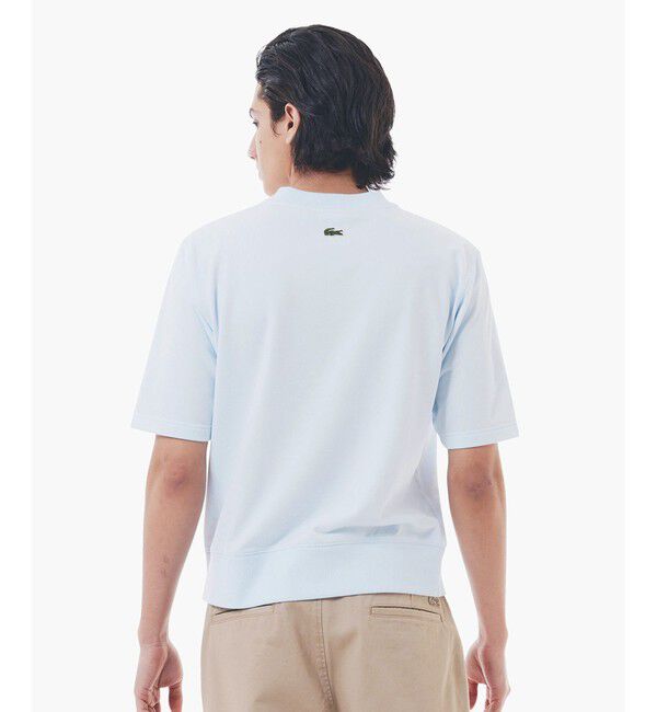 LACOSTE「オーバーサイズクロックエンブレム 半袖スウェット」|スウェット・ジャージ|