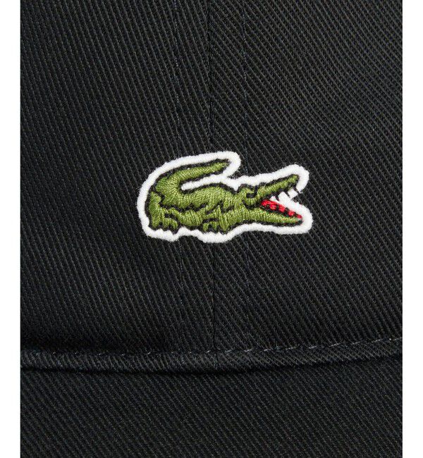 LACOSTE「フロントワニロゴツイルキャップ」|キャップ・キャスケット|