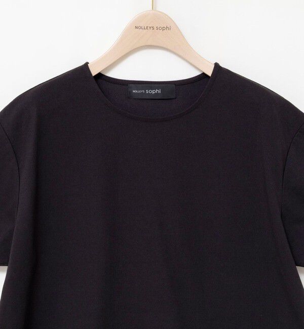 NOLLEY'S sophi「【BECシリーズ】ウォッシャブル裾レースイレヘムＴシャツ」|Tシャツ・カットソー|