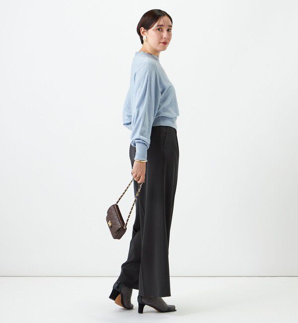 NOLLEY'S sophi「ノースリーブハイネック＋ポンチョセット」|ニット・セーター|