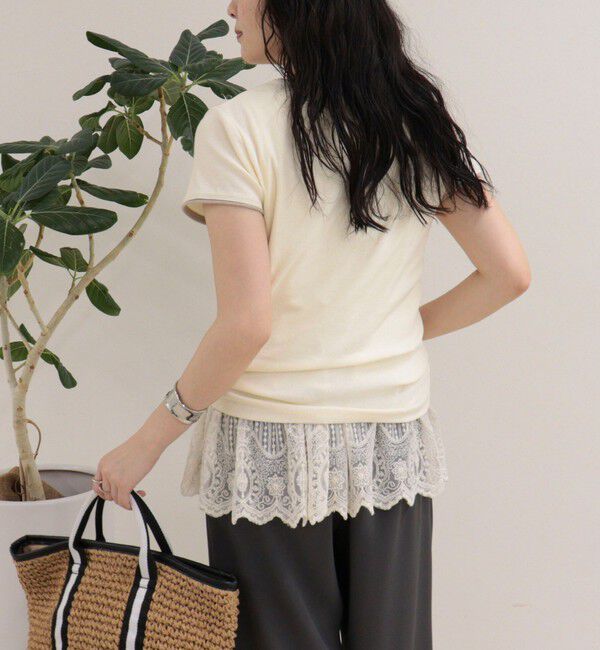 fredy emue「リンガー配色Tシャツ」|Tシャツ・カットソー|