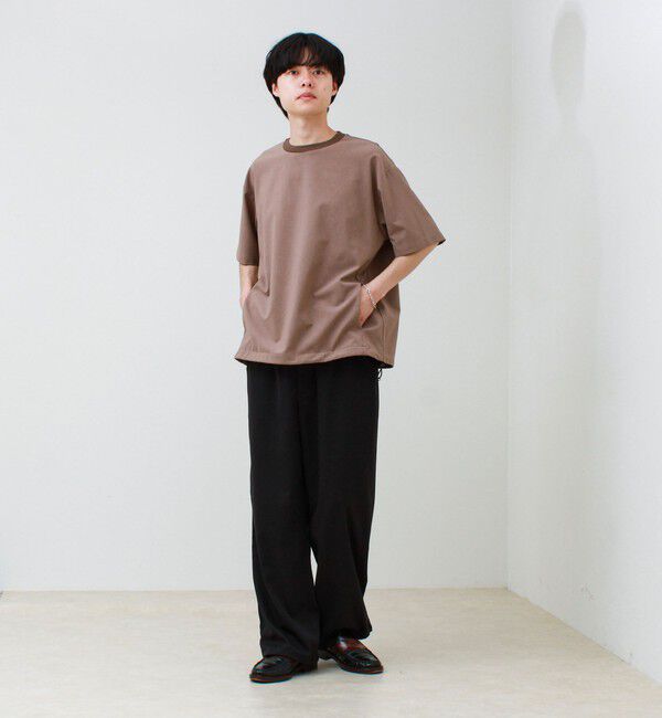 GLOSTER「【COOLMAX/セットアップ着用可能】ポリトロプルオーバーTシャツ」|Tシャツ・カットソー|