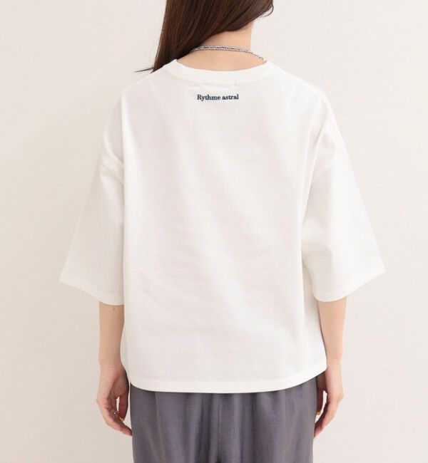 fredy emue「フロッキーロゴ5分袖Tシャツ」|Tシャツ・カットソー|