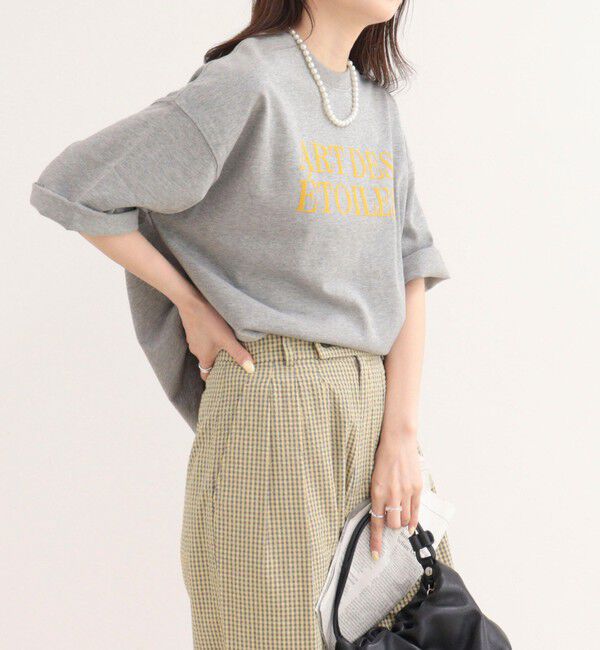 fredy emue「フロッキーロゴ5分袖Tシャツ」|Tシャツ・カットソー|