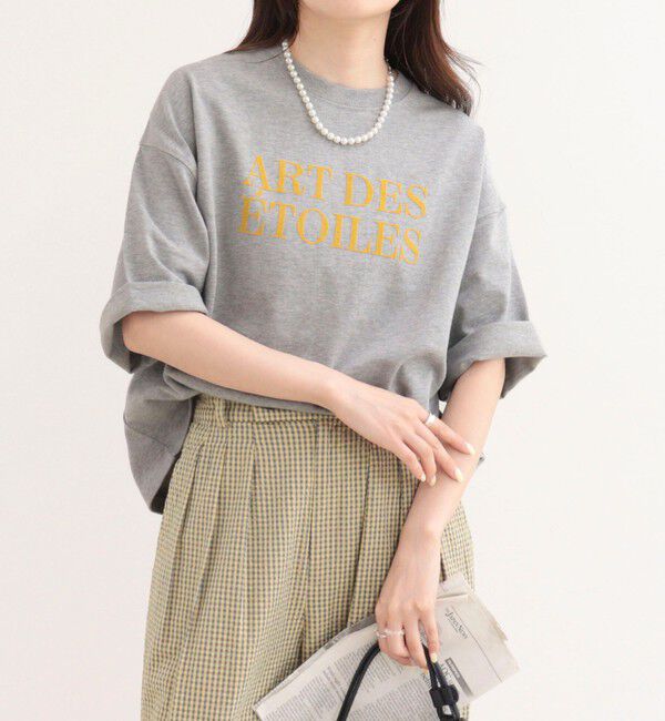 fredy emue「フロッキーロゴ5分袖Tシャツ」|Tシャツ・カットソー|