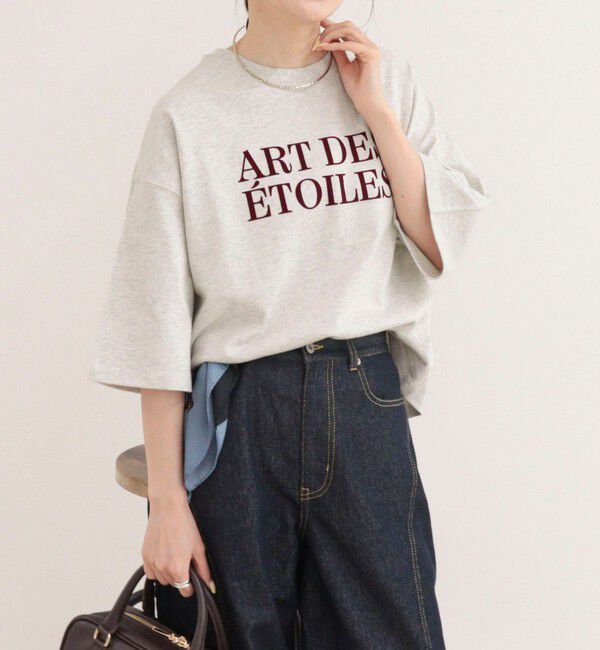 fredy emue「フロッキーロゴ5分袖Tシャツ」|Tシャツ・カットソー|