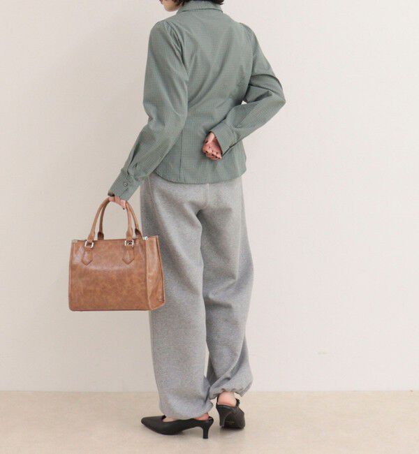 fredy emue「【WEB限定カラーあり】フロントギャザーコンパクトシャツ」|シャツ・ブラウス|