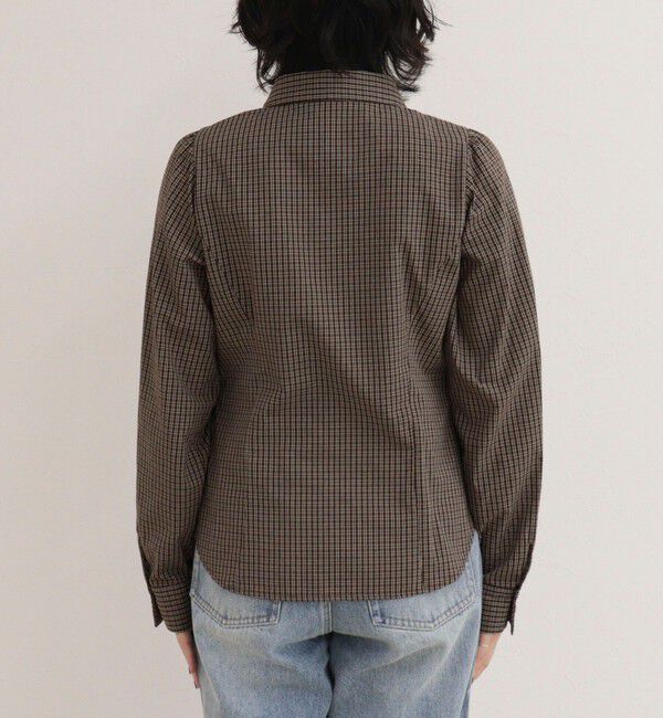 fredy emue「【WEB限定カラーあり】フロントギャザーコンパクトシャツ」|シャツ・ブラウス|