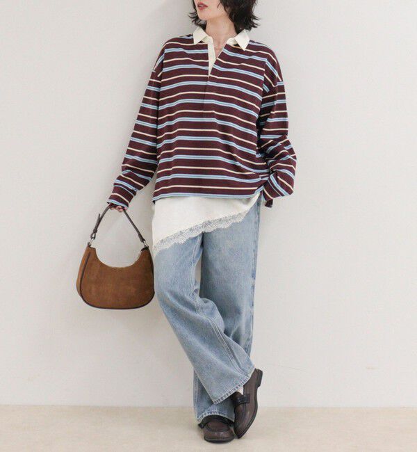 fredy emue「【＠suda_mame3企画】マルチボーダーラガーシャツ」|Tシャツ・カットソー|