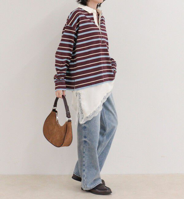 fredy emue「【＠suda_mame3企画】マルチボーダーラガーシャツ」|Tシャツ・カットソー|