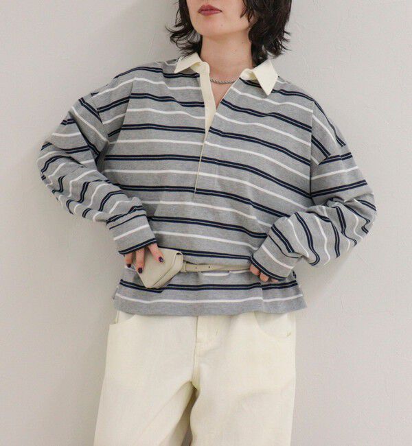fredy emue「【＠suda_mame3企画】マルチボーダーラガーシャツ」|Tシャツ・カットソー|