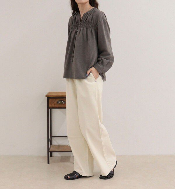fredy emue「起毛シャーリングブラウス」|シャツ・ブラウス|