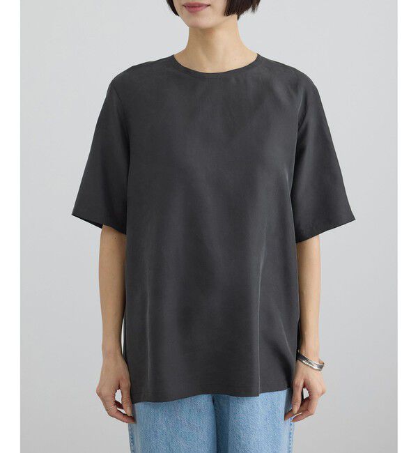 SALON adam et rope'「[26SS]GENTLE SILK ハーフスリーブプルオーバー」|Tシャツ・カットソー|