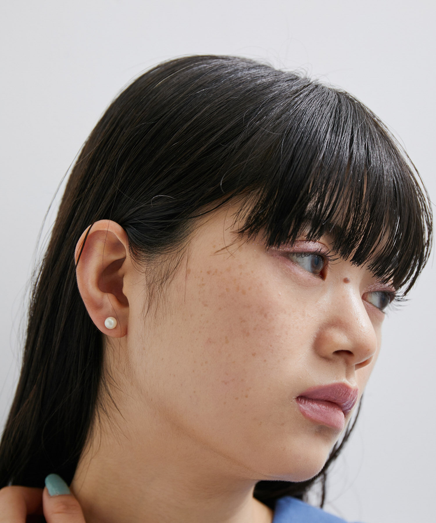 ADAM ET ROPE'「【LES BIJOUX】フープ＆パールセットピアス」|ピアス|