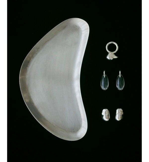 ADAM ET ROPE'「【EMOELLE】pearl shaped silver ring」|リング|