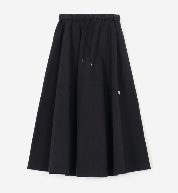 DANTON「DANTON | コットンナイロンツイル イージースカート WOMEN」|スカート|NAVY