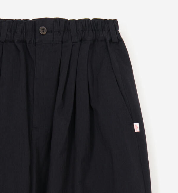 DANTON「DANTON | コットンナイロンツイル 2タックワイドイージーパンツ WOMEN」|チノ|
