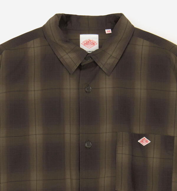 DANTON「DANTON | レギュラーカラー 長袖ワークシャツ MEN」|シャツ・ブラウス|