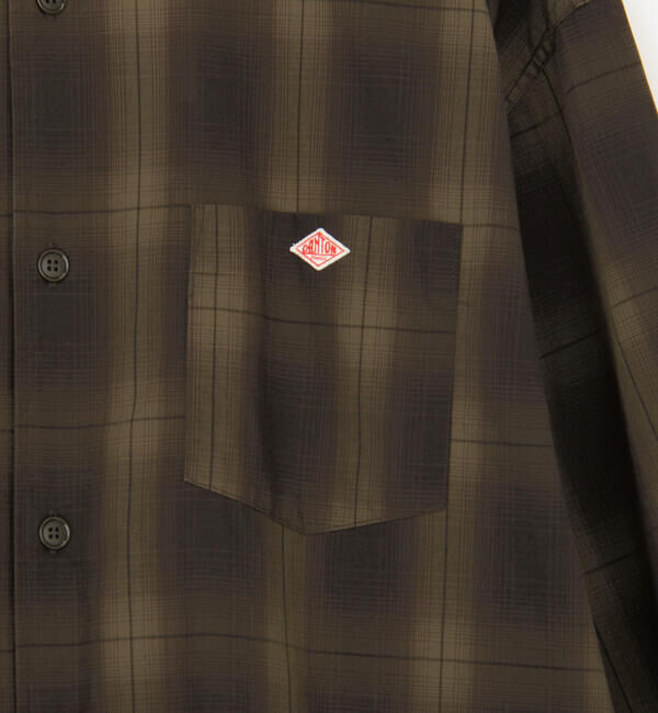 DANTON「DANTON | レギュラーカラー 長袖ワークシャツ MEN」|シャツ・ブラウス|