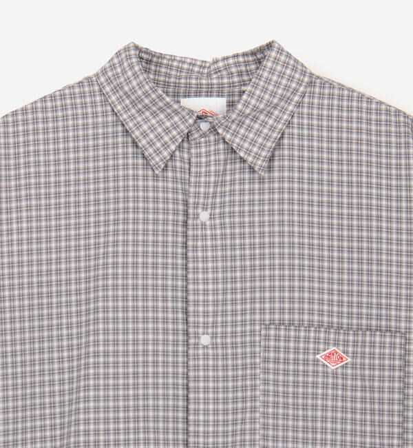 DANTON「DANTON | プランサーボタン シャツワンピース PLAID WOMEN」|ワンピース|