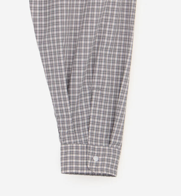 DANTON「DANTON | プランサーボタン シャツワンピース PLAID WOMEN」|ワンピース|