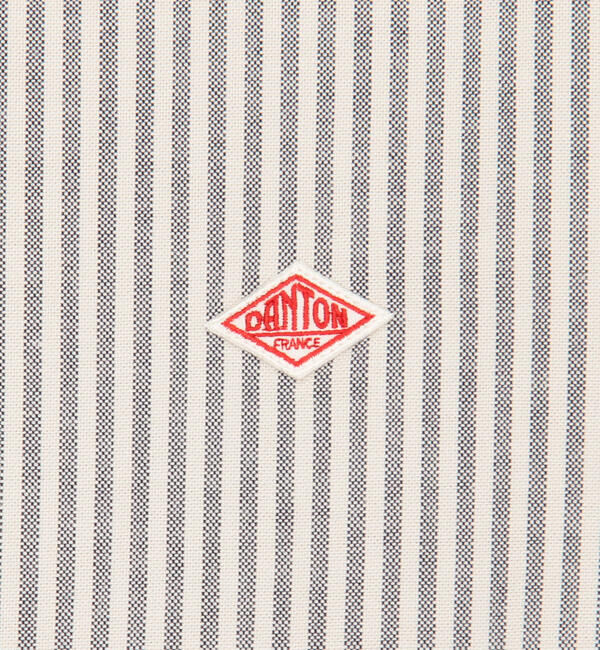 DANTON「DANTON | オックスフォード バンドカラーシャツ STRIPE MEN」|シャツ・ブラウス|