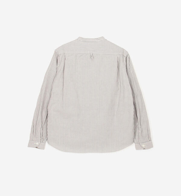 DANTON「DANTON | オックスフォード バンドカラーシャツ STRIPE WOMEN」|シャツ・ブラウス|