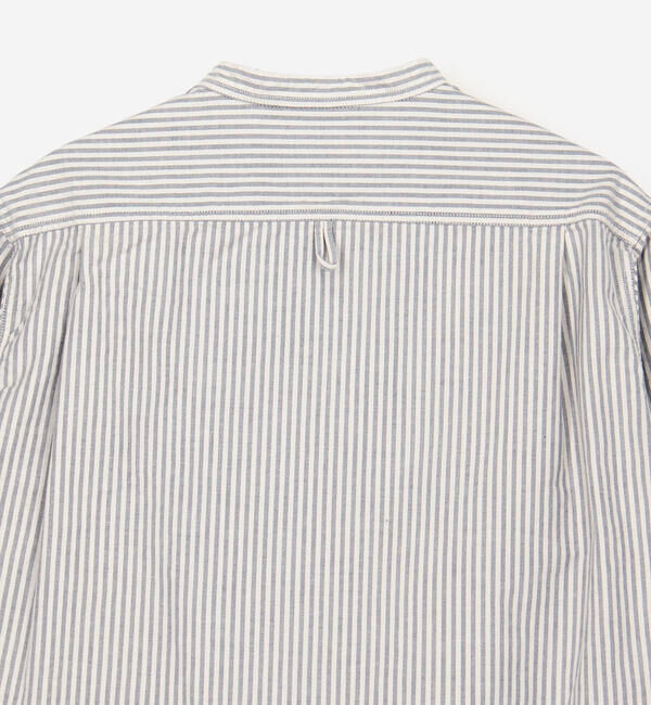 DANTON「DANTON | オックスフォード バンドカラーシャツ STRIPE WOMEN」|シャツ・ブラウス|