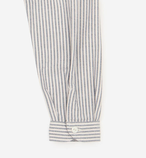 DANTON「DANTON | オックスフォード バンドカラーシャツ STRIPE WOMEN」|シャツ・ブラウス|