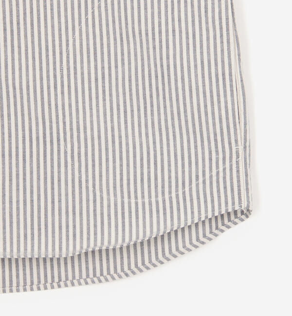 DANTON「DANTON | オックスフォード バンドカラーシャツ STRIPE WOMEN」|シャツ・ブラウス|