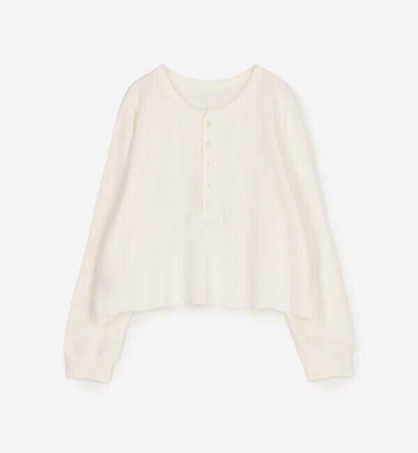  「TICCA | ビーチワッフル ショート2WAYプルオーバー WOMEN」|Tシャツ・カットソー|