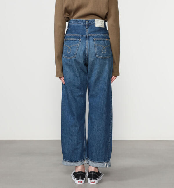  「orSlow | HIGH WAIST SELVEDGE DENIM PANTS USED WOMEN」|デニム|