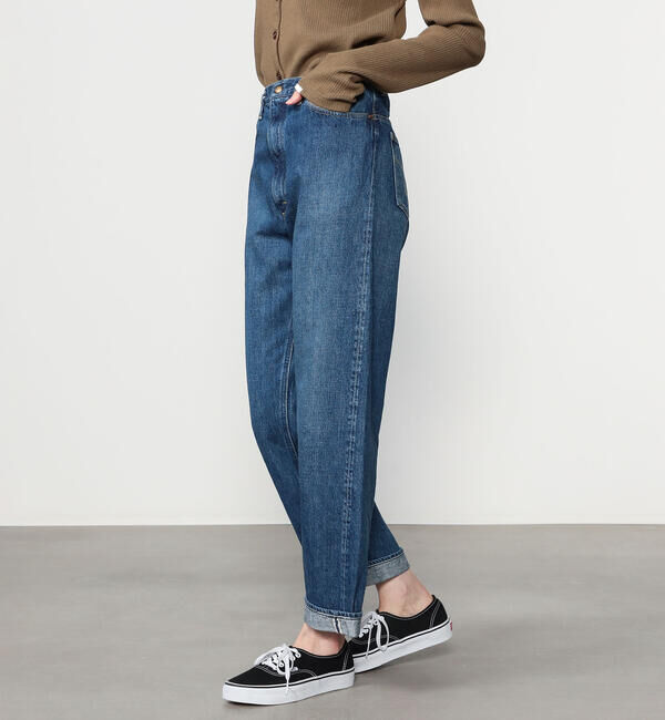  「orSlow | HIGH WAIST SELVEDGE DENIM PANTS USED WOMEN」|デニム|