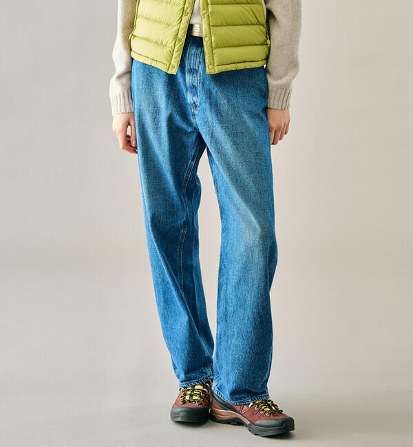 「orSlow | HIGH WAIST SELVEDGE DENIM PANTS USED WOMEN」|デニム|